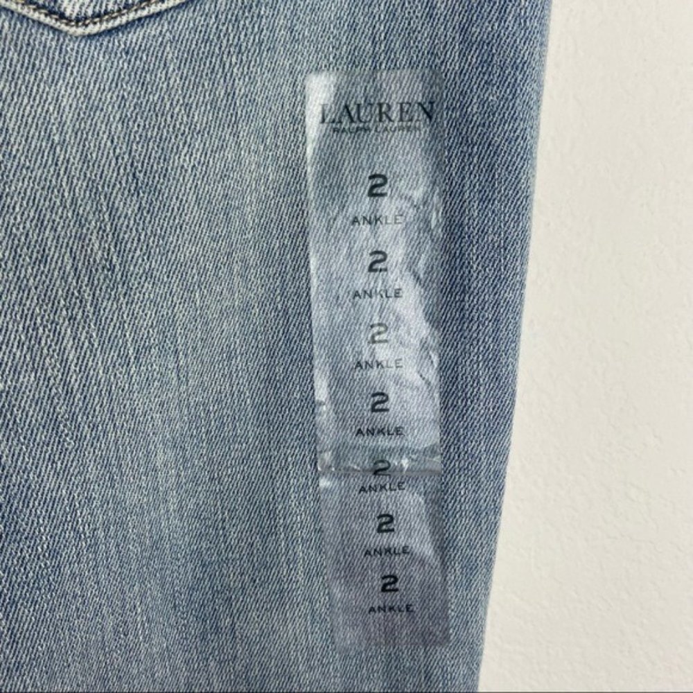 Lauren Ralph Lauren Premier Skinny Ankle Jeans Size 2 NWT - Picture 8 of 8